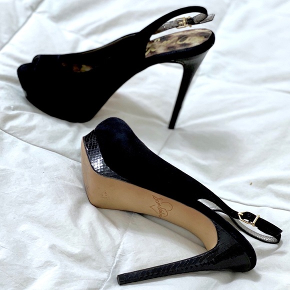 sam edelman black slingback